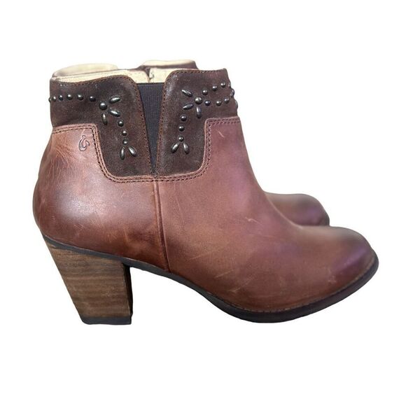 Olukai NWT Ho’Ohilu Friar Brown Ankle Boots Size 9 1/2 - Picture 5 of 12